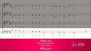 Aleluya | Misa Delgado Book III • Bass