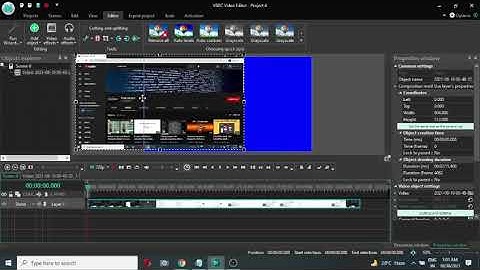 How to Change Project Background Color in VSDC Video editor