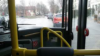 Autobus Linie 38A im 19. Bezirk in Wien