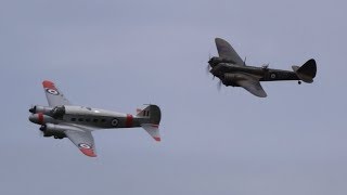 Anson and Blenheim at Old Warden 2nd June 2019