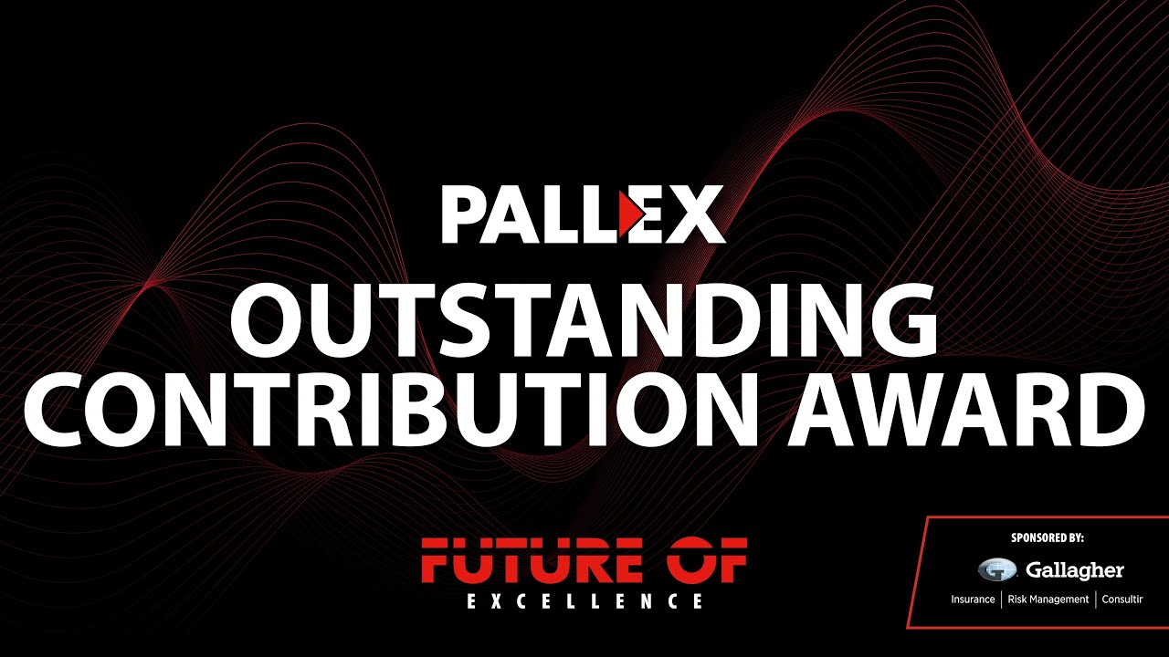 Pall-Ex Group Future of Excellence Awards - Adam Hopcroft - 2024 Outstanding Contribution Award