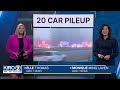 20-car pileup snarls morning commute on I-5 near Milton; one driver hospitalized