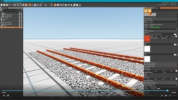 Lava train tracks - Or any other color - Using Gridtrain mod assets - BeamNG