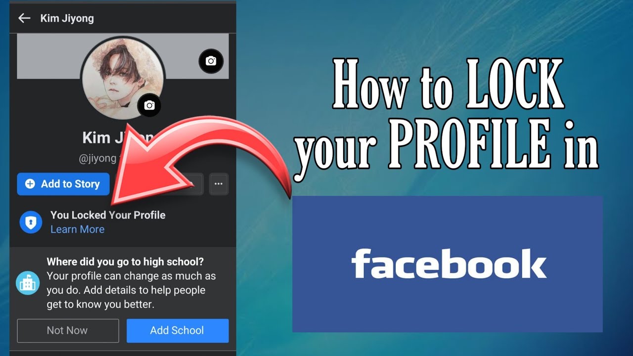 How to lock your profile in Facebook YouTube