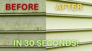 How to Clean Vinyl Siding - 30 Second Cleaner Review by Reluctant DIYers 17,897 views 7 months ago 2 minutes, 38 seconds