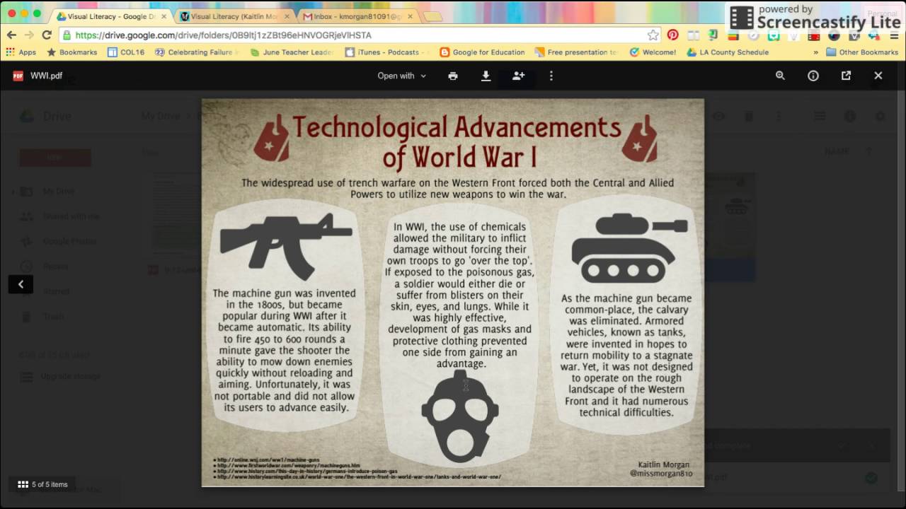 technological advancements in ww1 essay