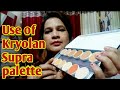 Kryolan supracolour palette make up / Gayatri beauty parlour in hindi