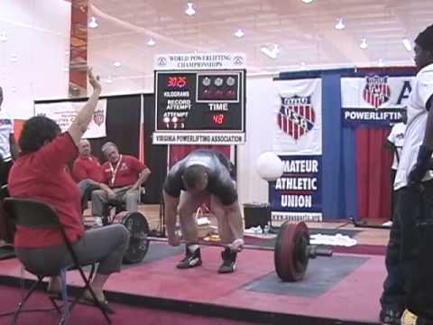 Russell Yee 2nd attempt DL 302.5 kg @ AAU Worlds