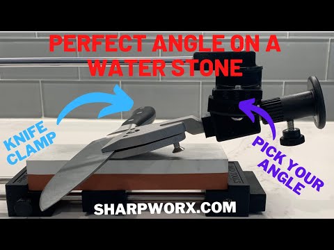 SharpWorx.com Guided Freehand Sharpener - Any stone size, 10°-25