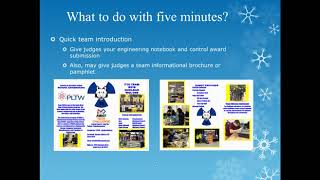 FTC Coach Webinar - Preparing for Judging