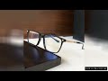 Men's Retro Prescription Reading Glasses Women's Fashion Computer Anti Blue Light Myopia Glasses Squ