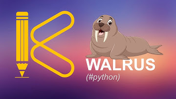 Walrus operatoru tanımaq vaxtıdır #python