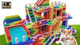 Build Most Beautiful Mansion Swimming Pool From Magnetic Balls (Satisfying) | Magnet World Series screenshot 5