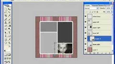 Digital Scrapbooking Tutorial - PSD Templates