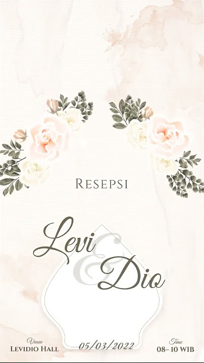 Undangan Pernikahan Tema Adat Jawa 2  #undangan #undangandigital #undanganvideo #animasi #shorts