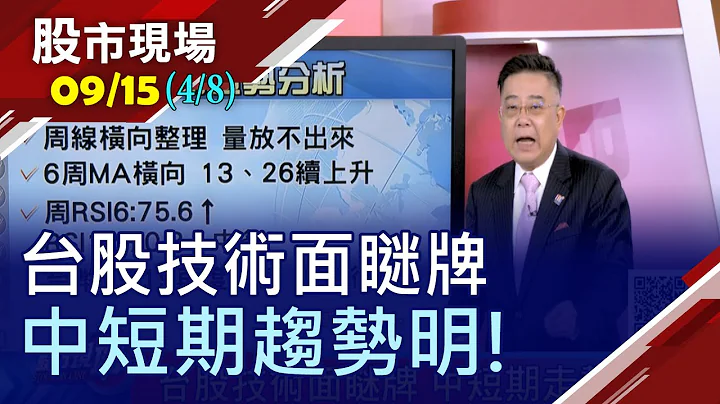 【長線保護短線 大手在撐免驚?中短期趨勢辨分明!台股九月區間震盪 "風火輪戰法"輪動很健康?】20200915(第4/8段)股市現場*鄭明娟(杜富國) - 天天要聞