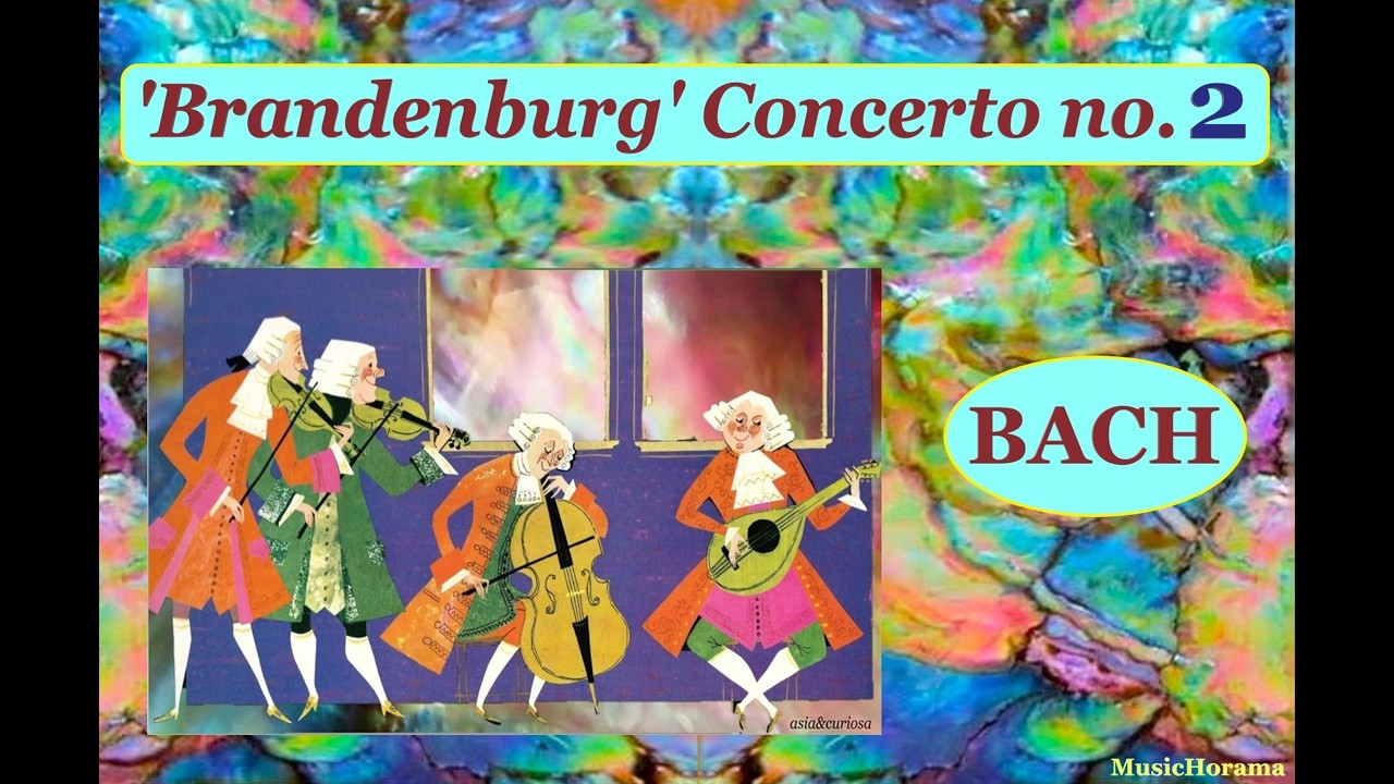BACH - 'Brandenburg' - Concerto no. 2 in F major BWV 1047