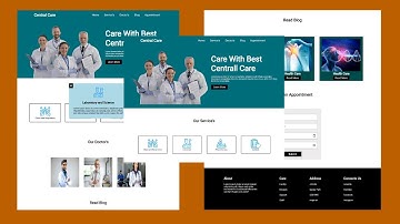Hospital Website Using HTML CSS and JavaScript | How To Make A Website Using HTML CSS and JavaScript