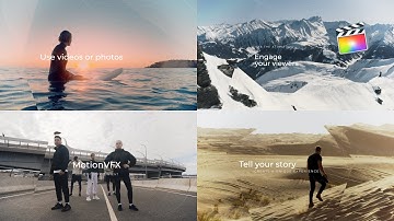 Parallax Slideshow Modular Template for Apple Motion & FCPX - MotionVFX