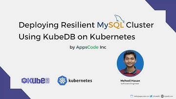[Webinar] Deploying Resilient MySQL Cluster Using KubeDB on Kubernetes