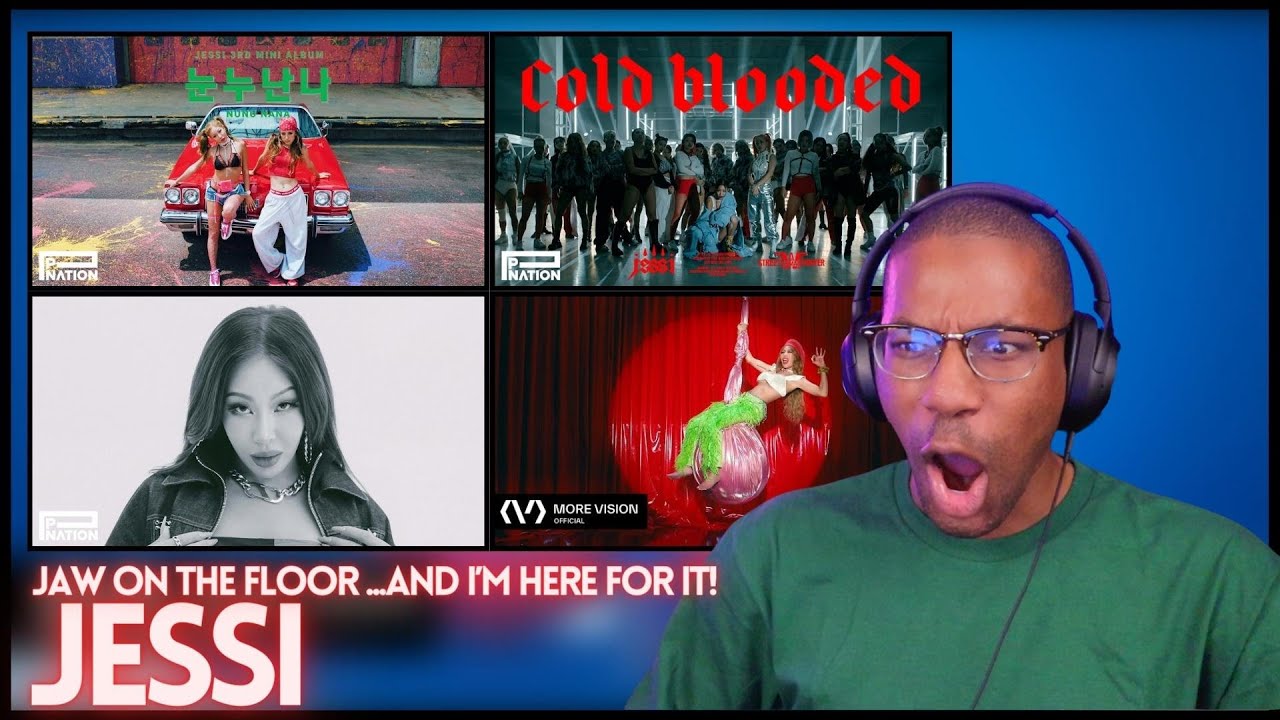 JESSI | 'NUNU NANA', 'Cold Blooded', 'ZOOM', 'GUM' MV REACTION | Jaw on the WHOLE floor!!
