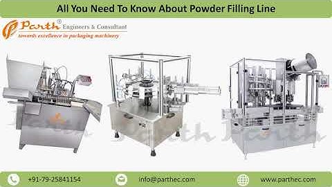 All You Need To Know About Powder Filling Line