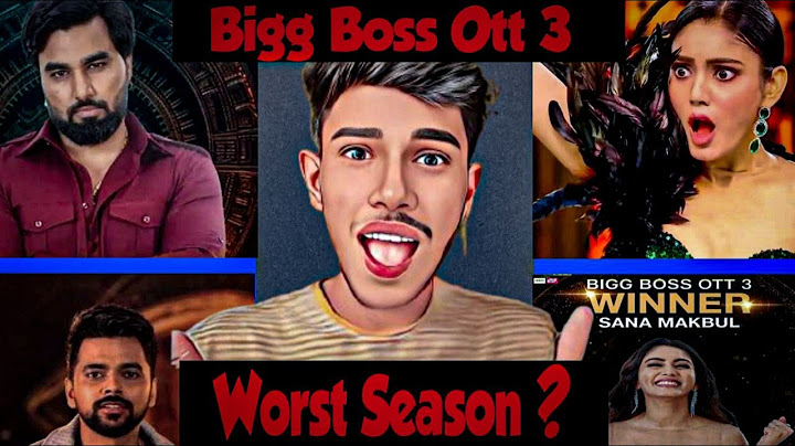 Bigg Boss Ott 3 Roast | Worst Winner Ever ?