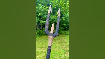 Flint knapped 🔱#flintknapping