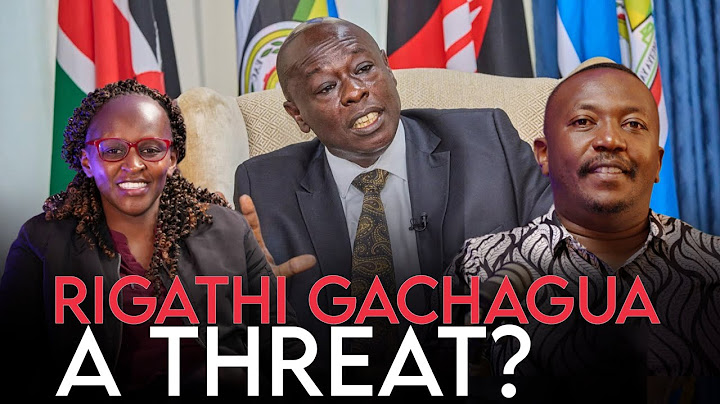 RIGATHI GACHAGUA ATTACKED - Fanya Mambo & Sarah Mwangi Hot Talks