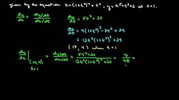 Video 276 Ch 2 Sec 4 Ex3 Finding the Tangent Line Parametrically 20121606