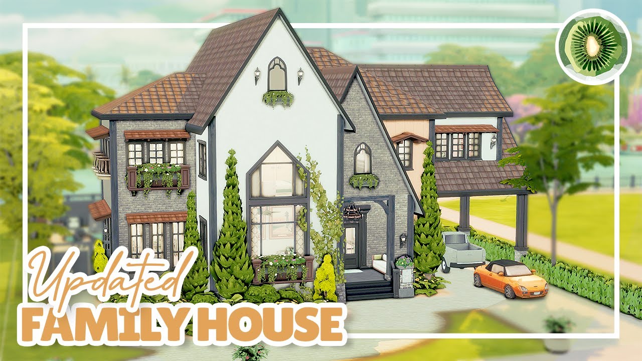 Big Updated Family House! 🥖 | Speed-build | The Sims 4 - YouTube
