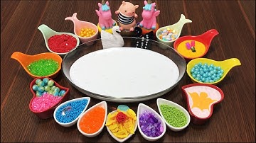 MIXING RANDOM THINGS INTO FLUFFY SLIME || MOST SATISFYING SLIME VIDEO