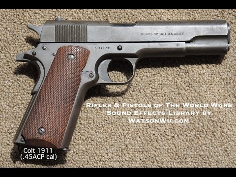 Rifles & Pistols of The World Wars - sfx library recording session