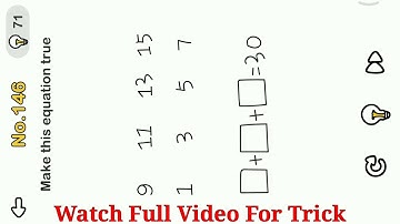 Brain Out Level 155 Make this Equation true
