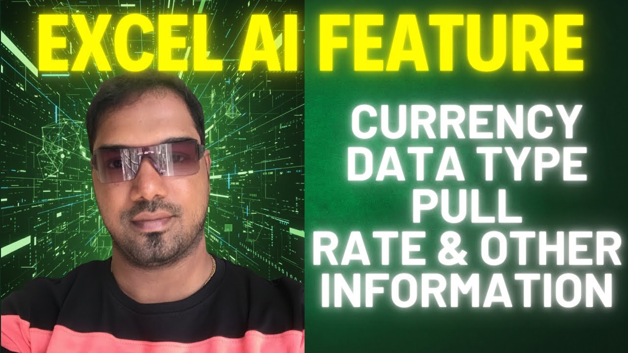 Currencies Artificial Intelligence data type feature in ms excel | Ai  feature in ms excel