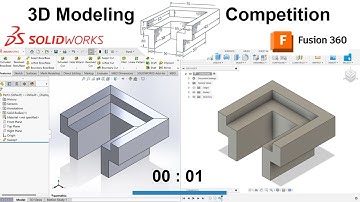 SolidWorks vs Fusion 360 — 3D Modeling Competition!