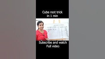 cube root less than 1 min #youtubeshorts