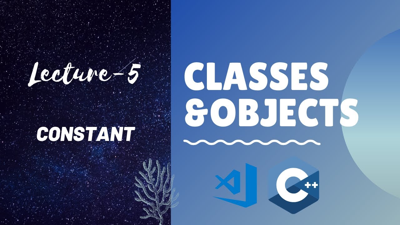 constant variables in c++ | lecture-5 - YouTube