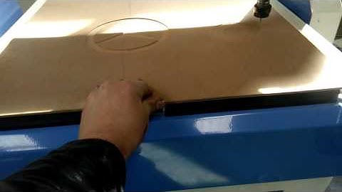 woodworking small cnc router AKM6012, new test 2 for Ted