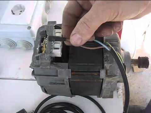 Reducción de velocidad de motor de lavadora de escobillas, con un dimer  comercial - YouTube