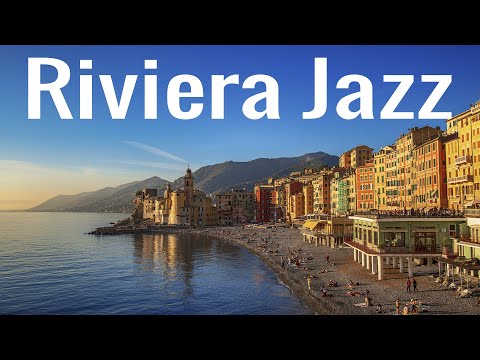 Riviera JAZZ - Enchanting Piano Music - Soothing Sea Waves Background