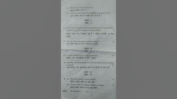 (Mdu) Bsc 3rd sem Data Communication and Networking question paper march 2021