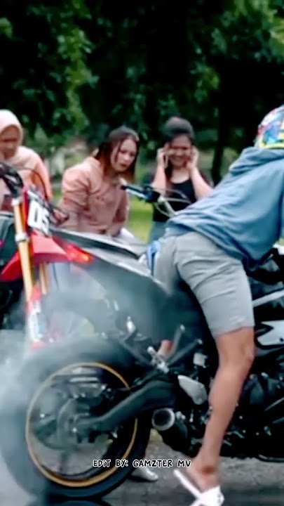 bos muda tadinya pake motor bebek, AUTO kasih PAHAM #bosmuda #prank #zx25r #trend #viral #shorts