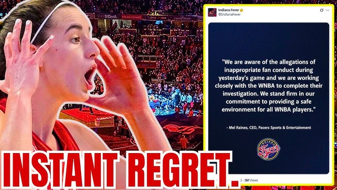 INSTANT REGRET! Fans CRUSH Indiana Fever after ADDING FUEL to LIES against  Caitlin Clark Fanbase!