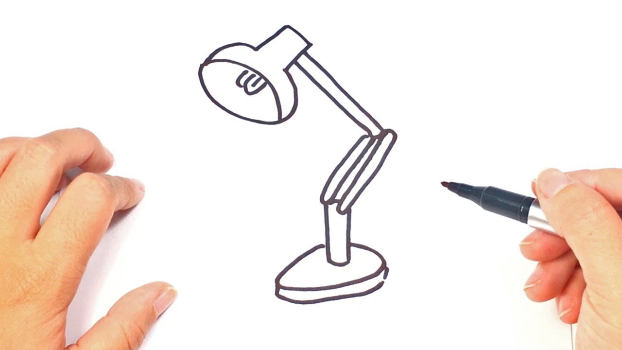 Como dibujar un Lámpara paso a paso | Dibujo fácil de Lámpara - thptnganamst.edu.vn