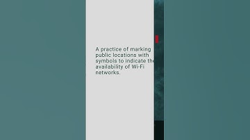 War Chalking, Cybersecurity Mini Dictionary #shorts