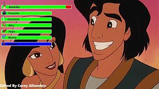 Aladdin and the King of Thieves (1996) Final Battle with healthbars 2/2