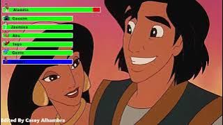 Aladdin and the King of Thieves (1996) Final Battle with healthbars 2/2