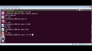 The puts Method in Ruby