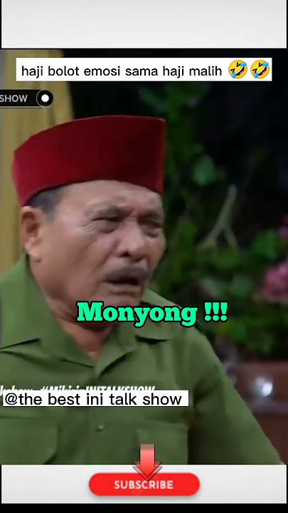 Haji bolot emosi lihat haji malih #initalkshow #shorts #hajibolot